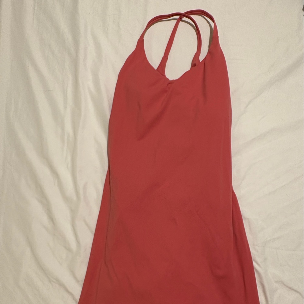 Hot Pink Halara Halter Sports Dress